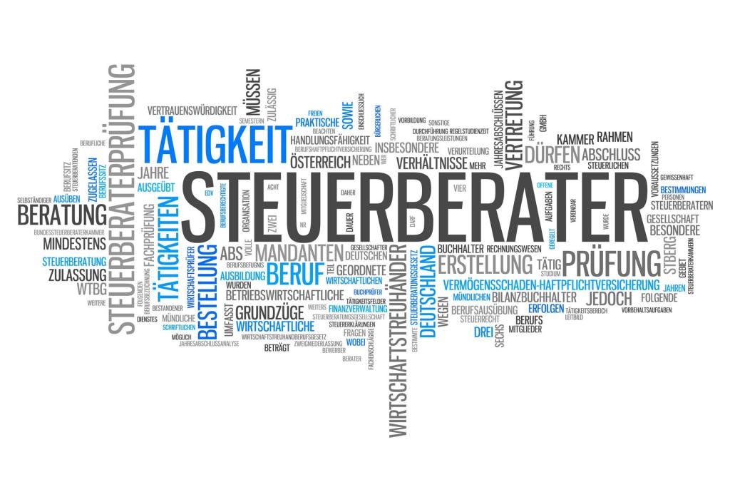 Wortwolke Steuerberater